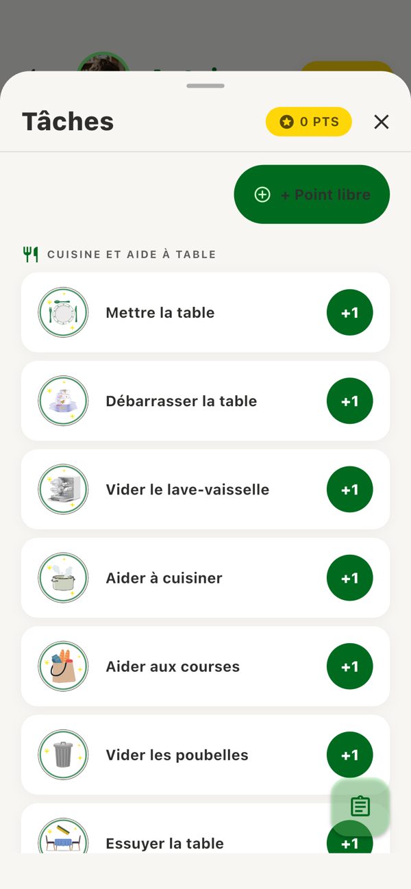 Les tâches